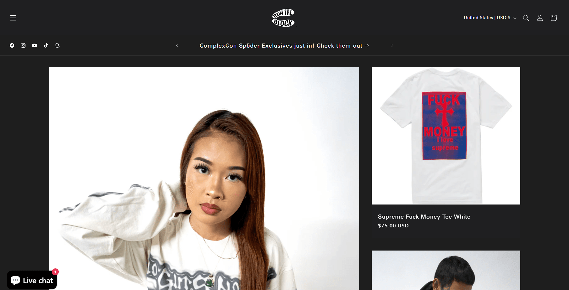 RunTheBlock Website preview